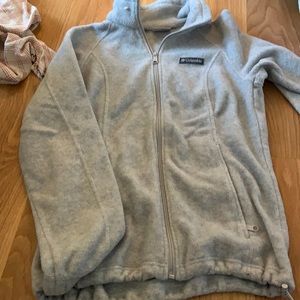 columbia grey zip up